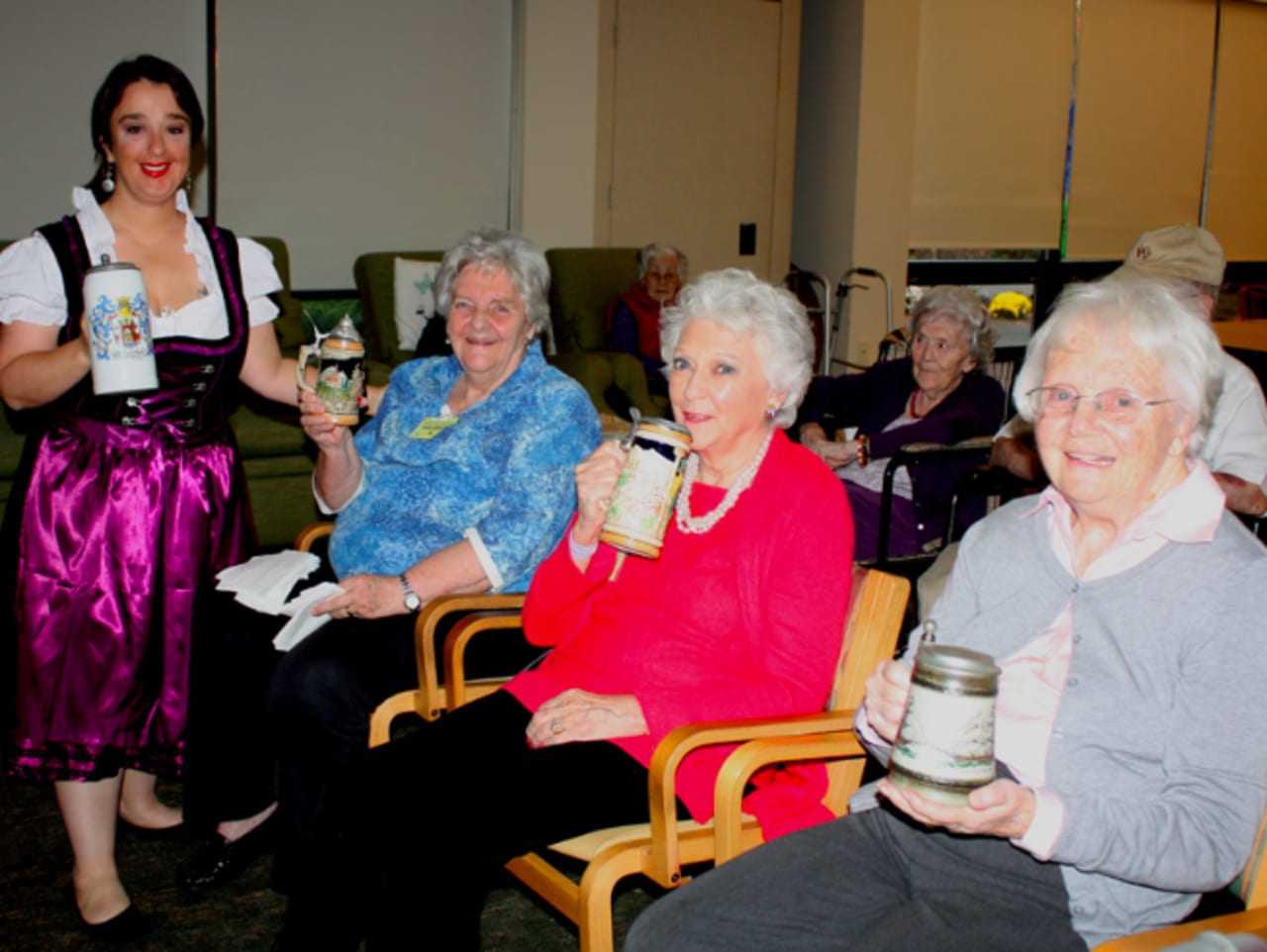Waveny LifeCare Network’s Adult Day Program recently celebrated Oktoberfest