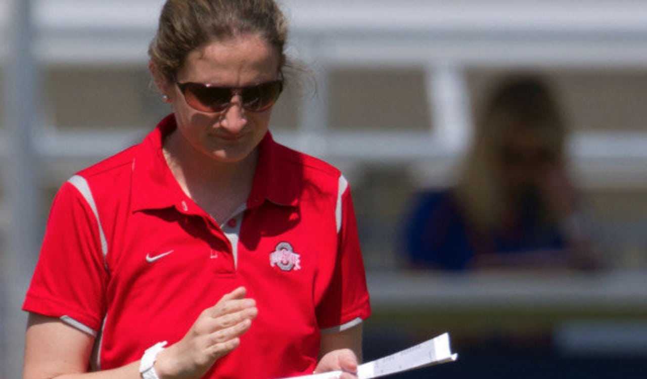 Former Yorktown star Alexis Venechanos is now head coach of the women's lacrosse team at Ohio State.