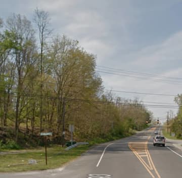 The intersection of Myers Corners Road and Old Myers Corners Road in Wappingers Falls.