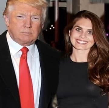 Hope Hicks, right, is a 2006 graduate of Greenwich High School.