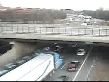 A look at delays on eastbound I-287 at Exit 4 (Knollwood Road) just past 4 p.m. Saturday.