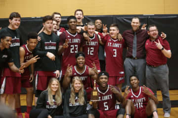The boys basketball team from St. Luke's in New Canaan captured the FAA title over the weekend.