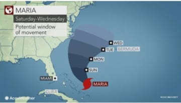 Confidence continues to grow that Maria will not make landfall on the U.S. mainland, according to AccuWeather Hurricane Expert Dan Kottlowski.