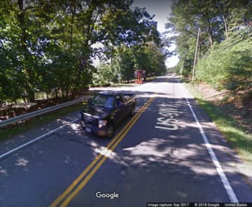 The area of Route 9W in Congers where the crash occurred.