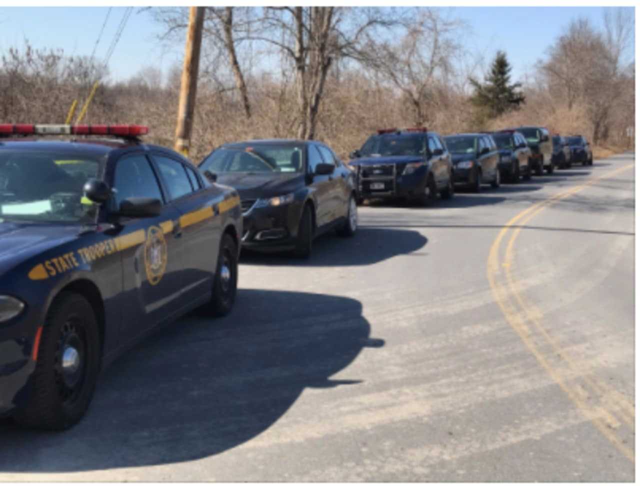 State police responding to the scene.