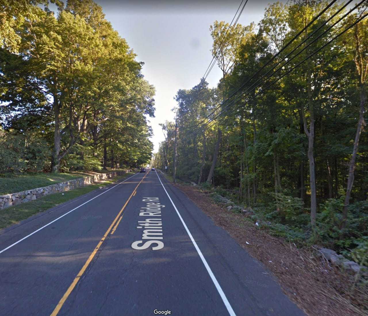 Smith Ridge Road in New Canaan.