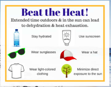 Beat the heat tips.