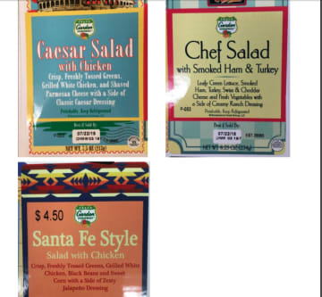 Some salad and wrap products from several large retailers, including Trader Joe's and Walgreens, have been recalled due to concerns of Cyclospora contamination, the U.S. Department of Agriculture announced.