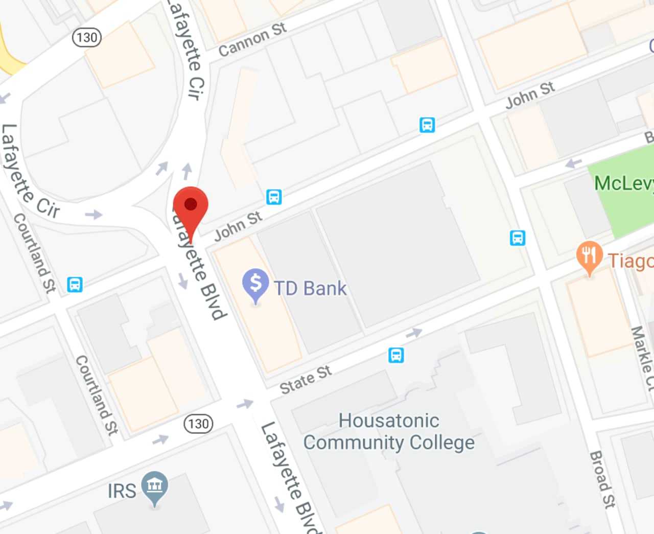 A pedestrian was hit by a vehicle.