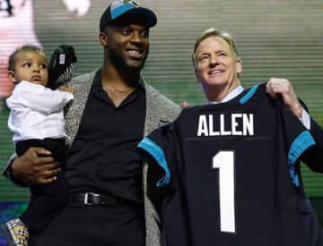 Josh Allen of Montclair was drafted to the Jacksonville Jaguars in the 2019 NFL draft.