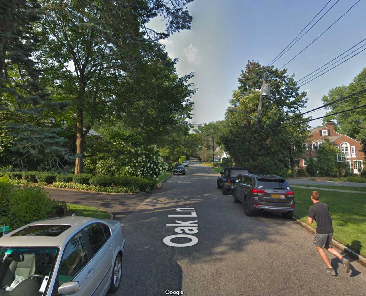 Oak Street in Scarsdale.
