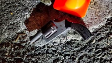A gun recovered at scene of the police-involved shooting in the Bronx Sunday morning in which officer Brian Mulkeen was killed.