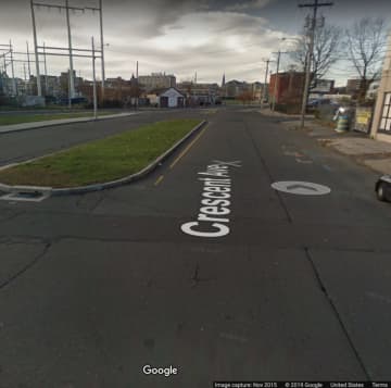 The area of Crescent Avenue in Bridgeport where the shooting happened.