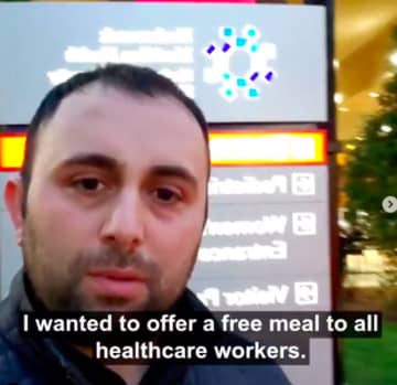 Juicy Platters owner Jaffar Wahdat is offering free meals to all healthcare workers.