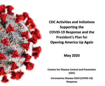 CDC guidelines are included in a 60-page document.