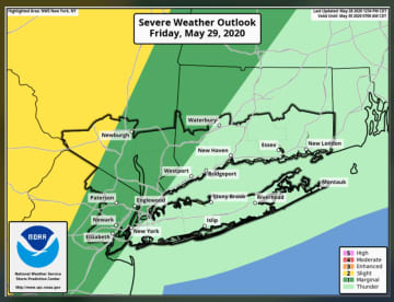 A look at the Severe Weather Outlook for Friday, May 29.