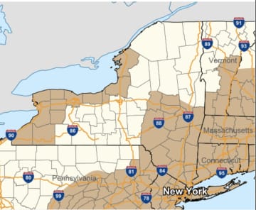 A look at areas where wind advisories are in effect.