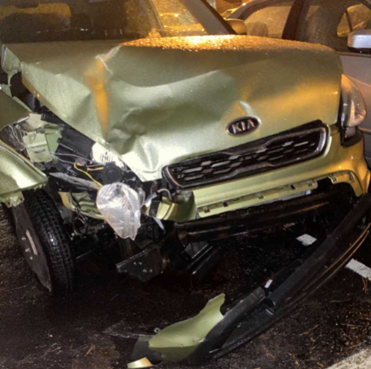 Amanda Hernandez, 24, was arrested on Jan. 5 -- two days after the crashes -- and slapped with multiple charges including assault by auto, leaving the scene of an accident and more.
