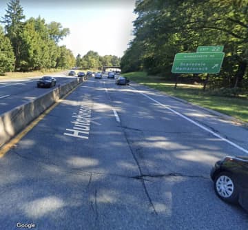 A woman was killed after being ejected from a vehicle in a single-vehicle crash in Scarsdale.
