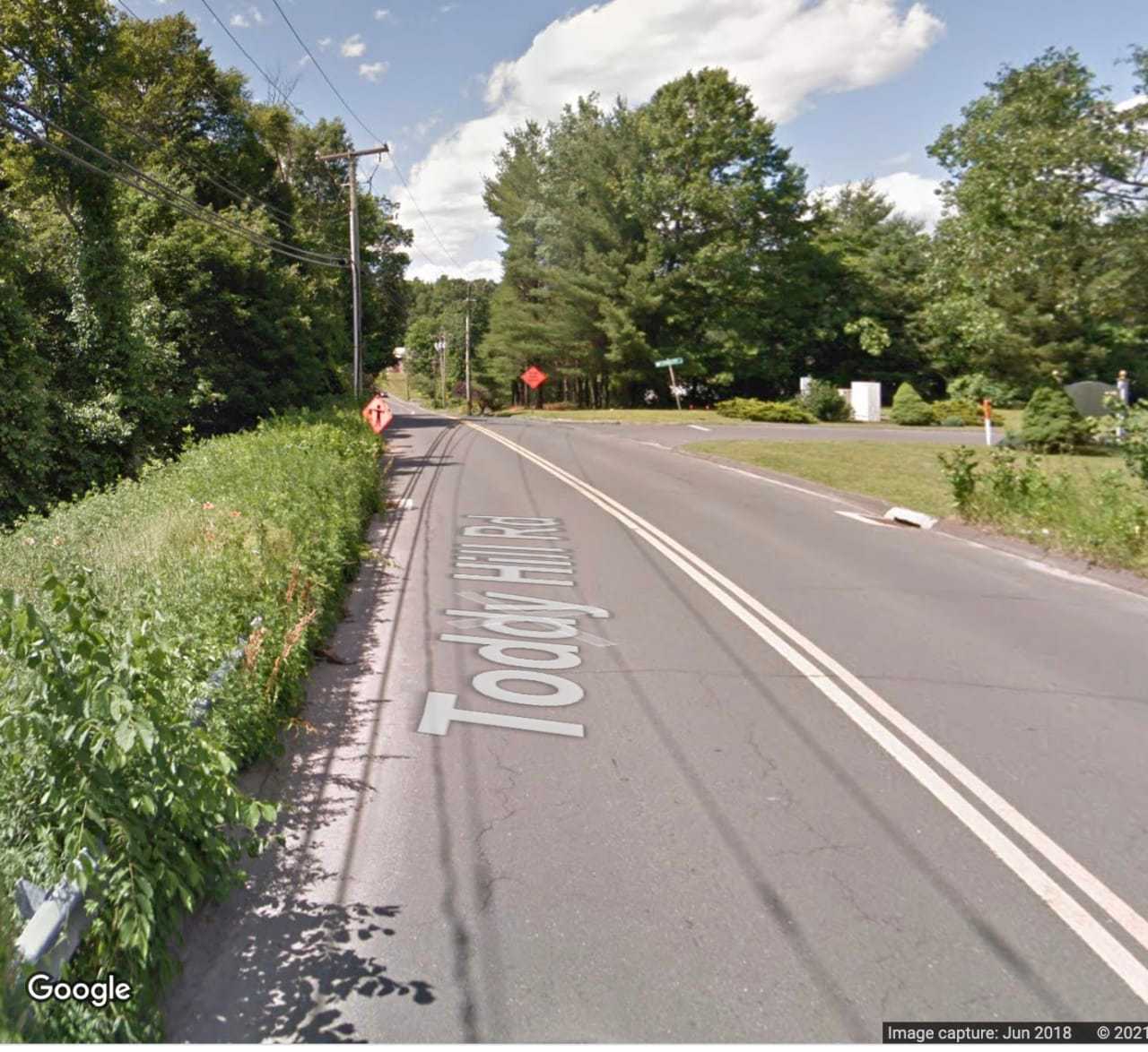 The area of the crash.