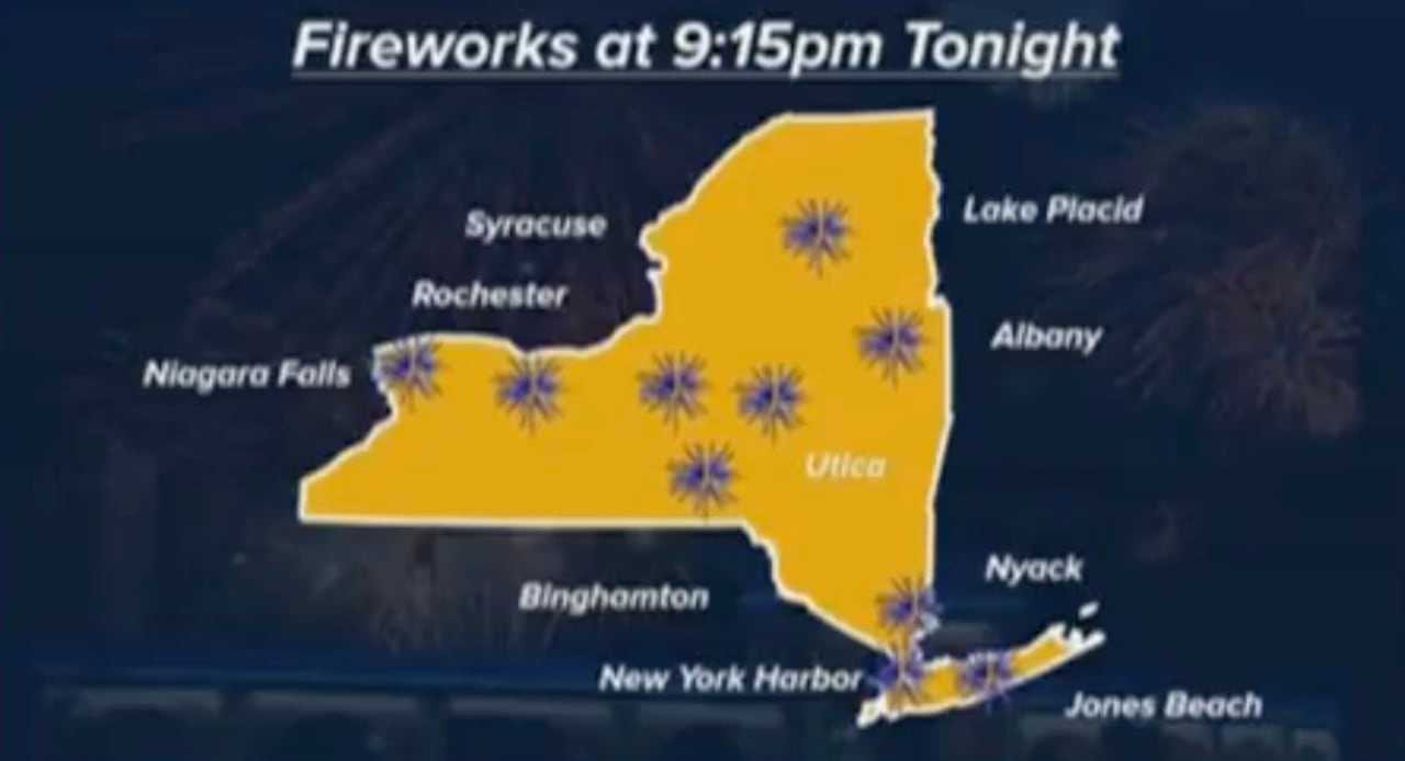 New York Gov. Andrew Cuomo announced a series of fireworks shows across the state to celebrate the recovery from COVID-19