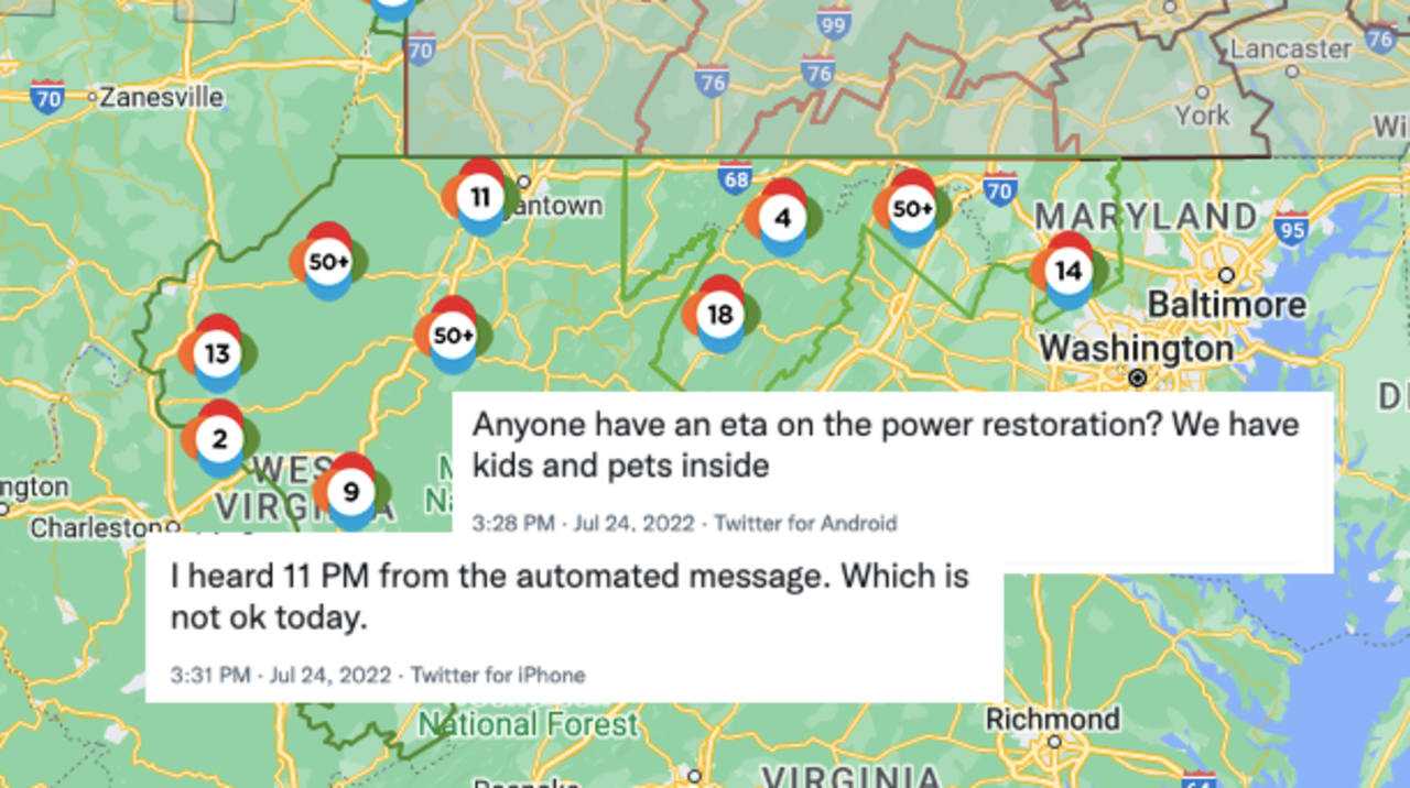 6,500 Maryland Residents Without Power On Hottest Day Of Year Report