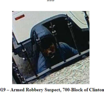 Police in Newark are looking for this man, who is wanted for an armed holdup earlier this month.