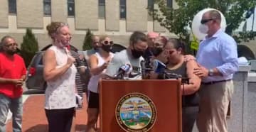 Jose Nunez's family speaks at a press conference following the discovery of the boy's body in Oxford. Another teenager has been arrested in connection to the discovery of a 14-year-old boy’s body in the Oxford woods.