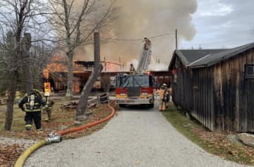 November 2020 fire at Jacob's Pillow in Becket
