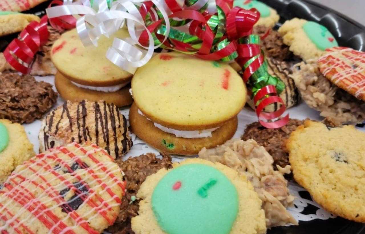 <p>Holiday cookie platter from Dad&#x27;s Keto Kitchen</p>