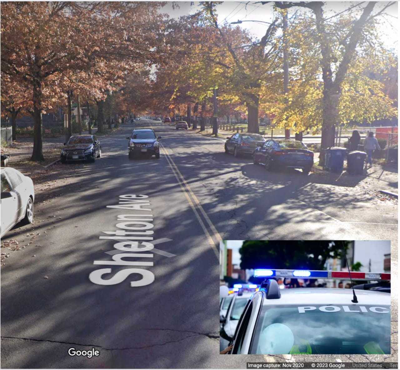 The area of the shooting.