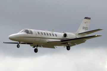 A Cessna 560 Citation V, similar to the one involved in the crash.
