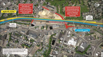 Phase 2 of the Route 8 construction project begins Friday and includes road closures and lane shifts.