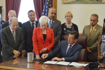 The bill signing takes place on Tuesday afternoon in the Governor’s Office at the State Capitol.