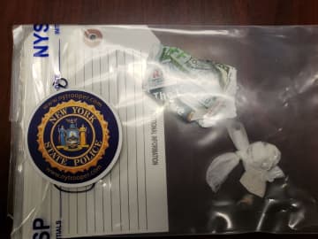 An alleged drug dealer in the Hudson Valley was busted by New York State Police troopers.