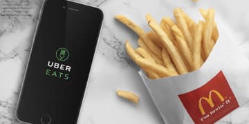 Get your fry fix with UberEats and McDonald's.
