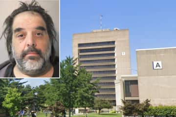 Robert Iannone, age 50, of Baldwin, is accused of setting fire to an occupied gym at Nassau Community College on Tuesday, Nov. 15.