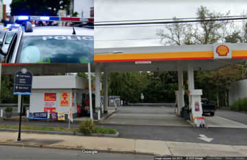 A Shell gas station in Port Chester on Boston Post Road (US Route 1) was robbed by a suspect who remains on the loose.