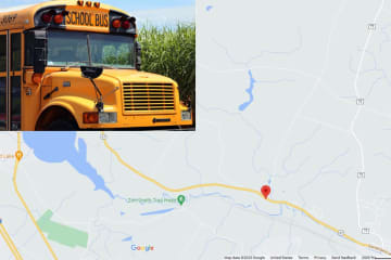 A 23-year-old man was killed and another driver was injured in a crash involving a school bus on State Route 67 in Stillwater (indicated by the red pin) on Monday morning, May 22.