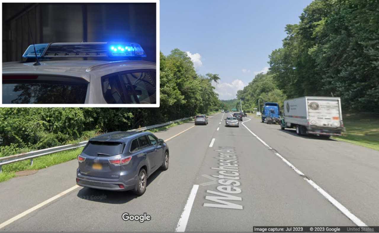 The stolen BMW was found on Westchester Avenue in Harrison, police said.