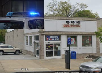 The robbery and assault happened at a CVS/Pharmacy location in Larchmont at 21 Chatsworth Ave.