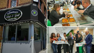 Francis Deli and Grill, a new restaurant in Yonkers at 295 South Broadway, celebrates its opening with a ribbon-cutting ceremony attended by city officials on Wednesday, May 31.