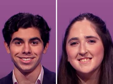 Lucas Miner (left) and Hannah Nekritz (right) will both soon make a return to Jeopardy!