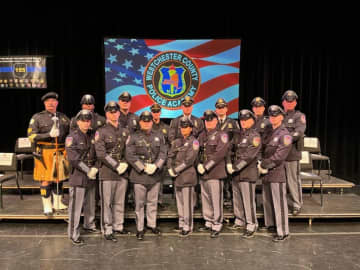More than 60 recruits graduated from the Westchester County Police Academy on Friday, May 26. The ceremony was held at the SUNY Purchase Performing Arts Center.