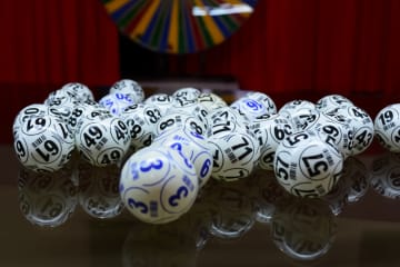Photo illustration of lottery balls