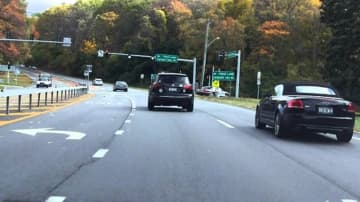A large white dog was spotted running across the busy Bear Mountain State Parkway in Cortlandt Manor Thursday morning. A concerned motorist posted an alert on Lost Pets of Westchester's website in the hopes the pooch will be reunited with its owners