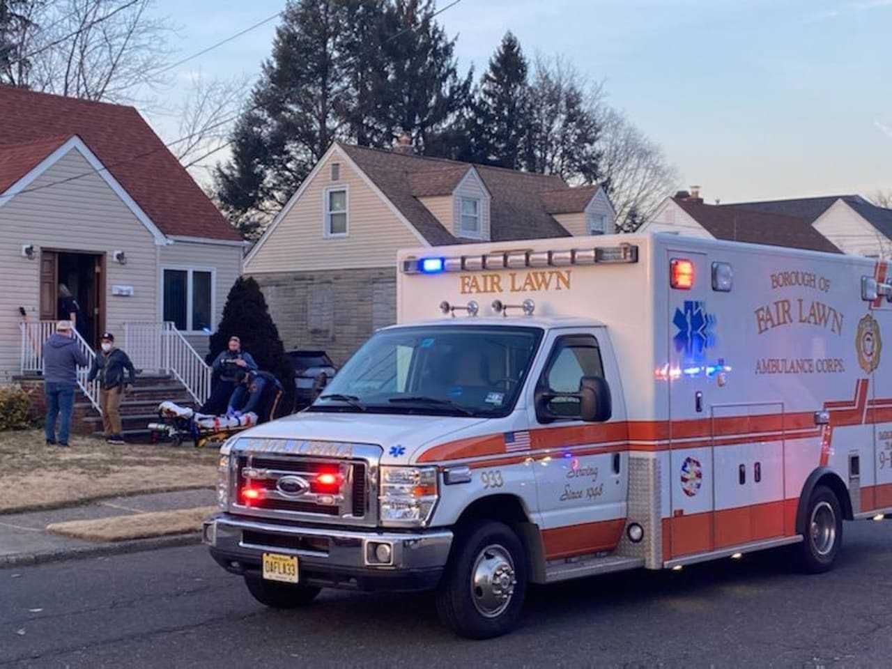 At the Jasper Road incident in Fair Lawn.