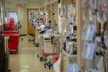 Holy Name Medical Center has 34 ventilators and 25 were being used as of Wednesday.