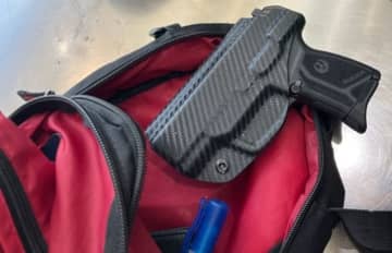 This loaded handgun was detected by TSA officers inside a traveler’s backpack at Newark Liberty International Airport, authorities said.