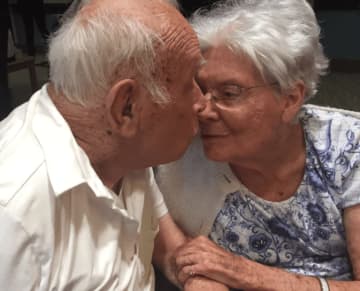 Peter Day, 93, a retired White Plains police officer and his 92-year-old wife, Virginia, a former White Plains school secretary, celebrated their 75th wedding anniversary at The New Jewish Home at Sarah Neuman Center in Mamaroneck.